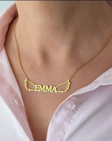 Customize Single Name Necklace- D4