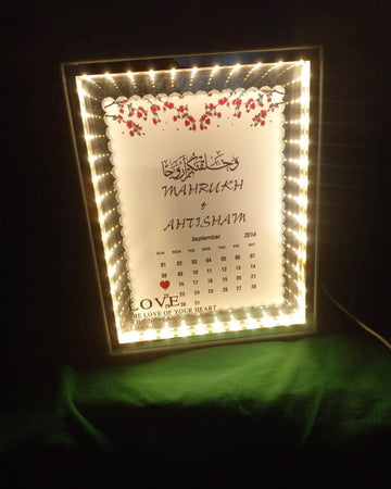 LED Nikkah Frame-D8